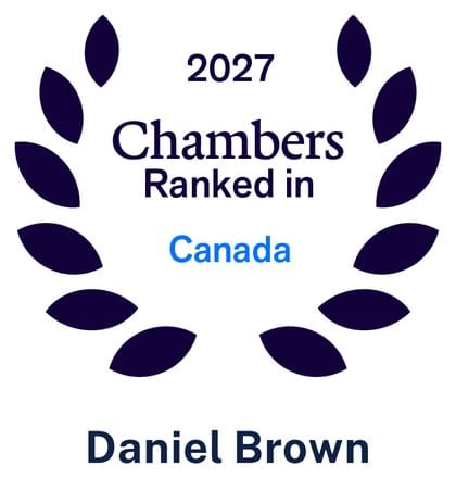 Chambers Canada 2027 — Ranked in Canada: Daniel Brown
