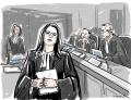 Court sketch of Colleen McKeown in court