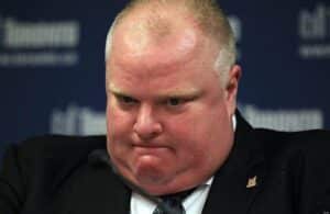 Toronto Mayor Rob Ford At News Conference