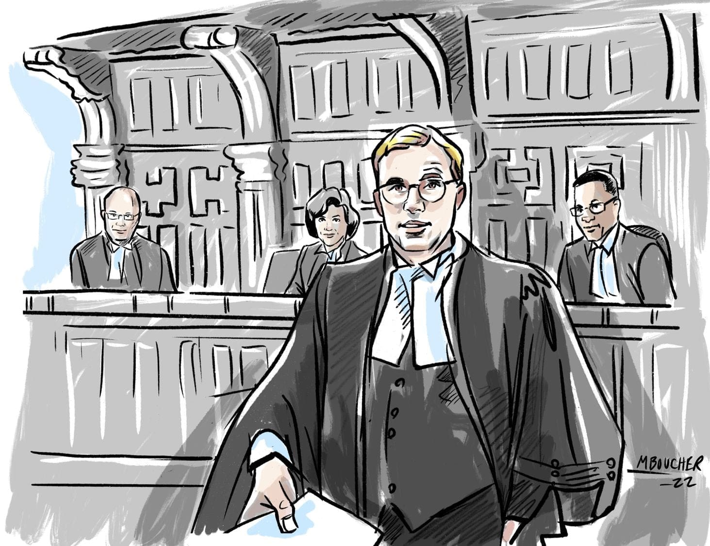 SuJung Lee Court Sketch